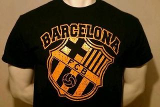 FC Barcelona FCB Big Crest T shirt broken up Design By rubenchoo