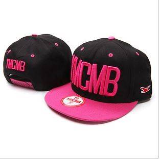 New popular baseball cap hip hop flat brimmed hat YMCMB hats (black 