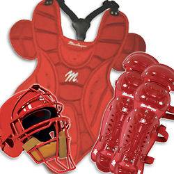 NEW Youth Catchers Gear Pack (AGES 8 12)   SCARLET RED
