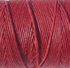RED Waxed Irish Linen Crawford Bead Book Cord Thread 4 ply 0.82 mm 5 