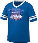 Barack Obama Re Elect For US President 2012 Mens V neck Ringer T shirt 