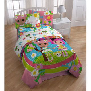 Lalaloopsy 4pc TWIN BEDDING SET, Comforter Sheets Sheet Pillowcase NEW 