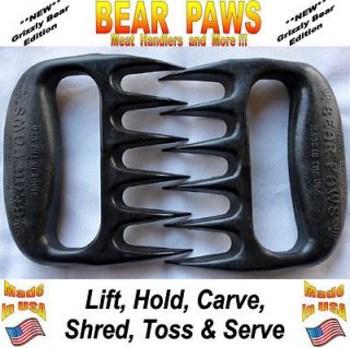 BEAR PAWS GRIZZLY EDITION CLAWS MEAT HANDLER KITCHEN TONGS FORKS 
