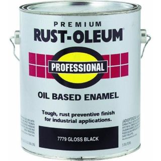 Gallon Gloss Black Enamel Paint by Rustoleum no. 7779 402