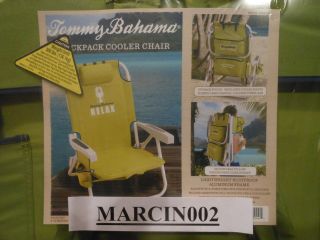   QTY NIB New color LIME GREEN Tommy Bahama Backpack Cooler Beach Chairs