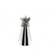 Silver Plated Fox Head Stirrup Toddy Cup Hunting