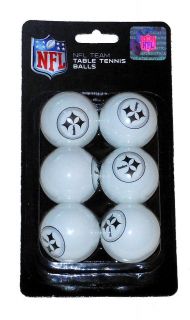 NFL Pittsburgh Steelers Logo Table Tennis Ping Pong Balls Beer Pong 