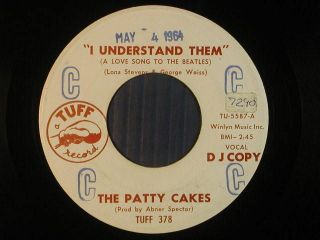   CAKES teen 45 I UNDERSTAND THEM The Beatles / inst. version ~clean VG+