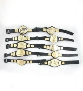 Lot of 10 5 WWE Wrestling Champion Belt For Figure