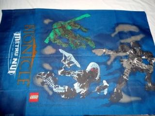 HTF Lego Bionicles Metru Nui Standard size reversible Pillowcase 