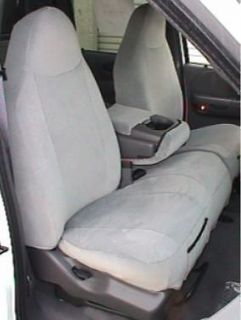 1997 1999 Ford F150 Front Row Exact Seat Covers in Gray Endura