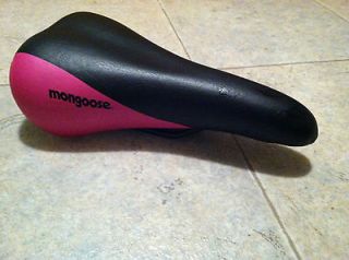   BRAND NEW Mongoose Womens Pink and Black Bicycle Seat Biking Sports