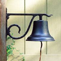 NEW WHITEHALL LARGE COUNTRY METAL DINNER BELL USA MADE NEW SALE PRICE