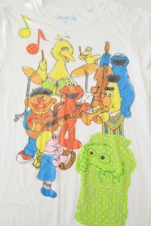 Big Bird T Shirt SESAME STREET Elmo Band Cookie Bert Ernie XL Extra 