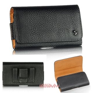   MOBILE ZTE Warp Soft Leather Holster Shield Case Belt Clip Phone Pouch
