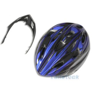 New Adult Bike Helmet PVC EPS Bicycle Cycling Riding Sport Blue&Black