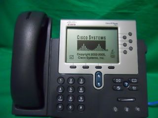 Cisco 7961 IP Phone CP 7961G Grey 7900 Series Display