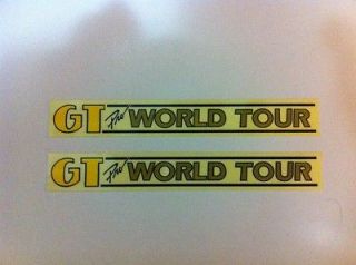 Old School BMX GT PRO WORLD TOUR Fork Sticker x 2