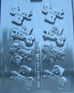 SWEET 16 BITE SIZE CHOCOLATE CANDY MOLD MOLDS PARTY FAVORS