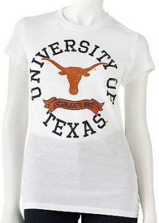NWT UT Texas Longhorns Light weight Cotton Blend Gray Pennant T Shirt 
