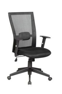   Black Modern Fabric Mesh Back Office Task Chair Computer Desk Seat 11