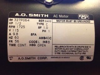 Smith 1/2 HP AC Motor Off Commercial Garage Door Opener