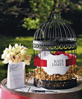 decorative bird cage wedding