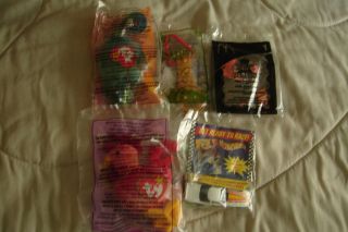 Lot of 5 Collectible McDonalds Happy Meal Toys ALL are SEALED