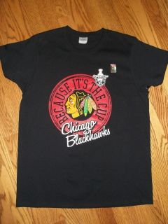 Chicago Blackhawks Stanley Cup Playoffs 2012 T Shirt Adult Medium NWT