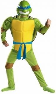 Childs Deluxe Ninja Turtle Leonardo Halloween Holiday Costume Party