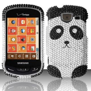 For Samsung Brightside U380 Crystal BLING Hard Case Phone Cover Panda