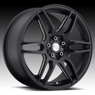 18 inch niche nr6 black wheels rims 5x112 Mercedes CLK55 AMG E55 AMG 