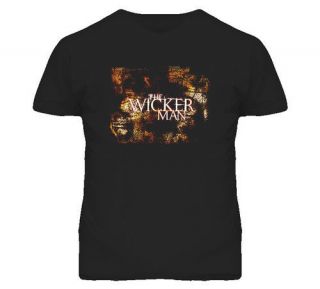 The Wicker Man Horror Movie Scary Film Black T Shirt