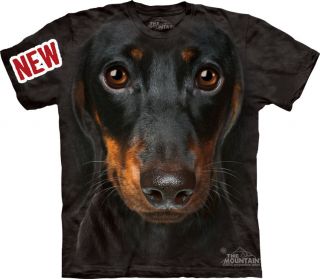 DASCHUND FACE DOG PET LOVER T SHIRT by THE MOUNTAIN CORP