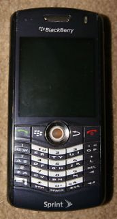 Blackberry RIM Pearl Dark Blue Sprint 8130 Excellent PDA Bluetooth GPS 