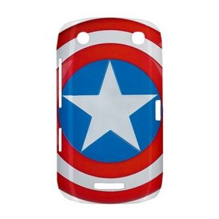   Captain America Superhero Shield Blackberry Curve 9380 Hard Case Cover