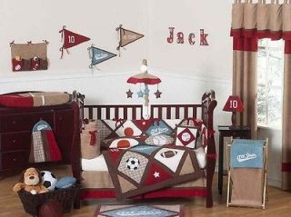 blue brown baby bedding in Baby