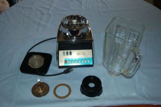 vintage chrome osterizer blender pulse matic