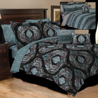 damask bedding in Comforters & Sets