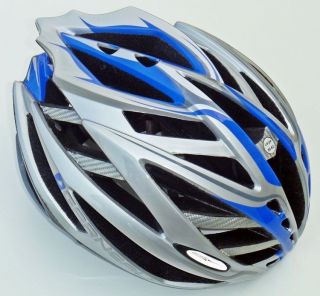 NEW Louis Garneau Diamond Cycling Helmet Blue/Gr​ay Large or Medium 