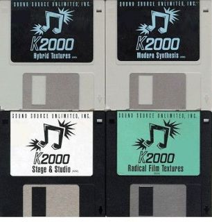 Kurzweil K2000 synth patches   4 disk set