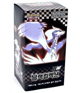 POKEMON Card Game Black and White BW BLACK Booster Box Korean Version 