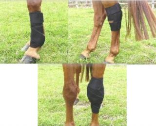   Magnetic Therapy Horse Tendon/Knee/Ho​ck Boot 2 FREE booster patches