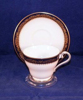 Aynsley & Sons Balmoral   Blue Cup and Saucer Set Bone China