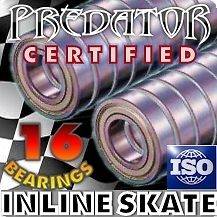   ABEC 7 Quality Certified PREDATOR ABEC7 Inline Skate Ball Bearings 1D5