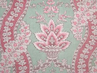 LAURA ASHLEY LA1210 GREEN MEADOW FLORAL DRAPERY UPHOLSTERY COTTON 