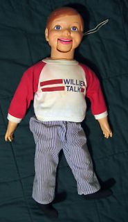 22 Vintage Willie Talk Ventriloquist Boy Doll Dummy Horsman Dolls 