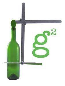 NEW G2 Bottle Cutter Generation Green Stained Glass Wine Bottles Jar 