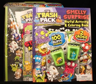 The Trash Pack Lot Of 2 Fun Activity Books Includes 2 Series 1 