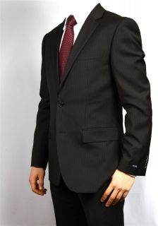  Boss Black Pin Stripe Slim Fit Suit The Grand/Central Model Size 
